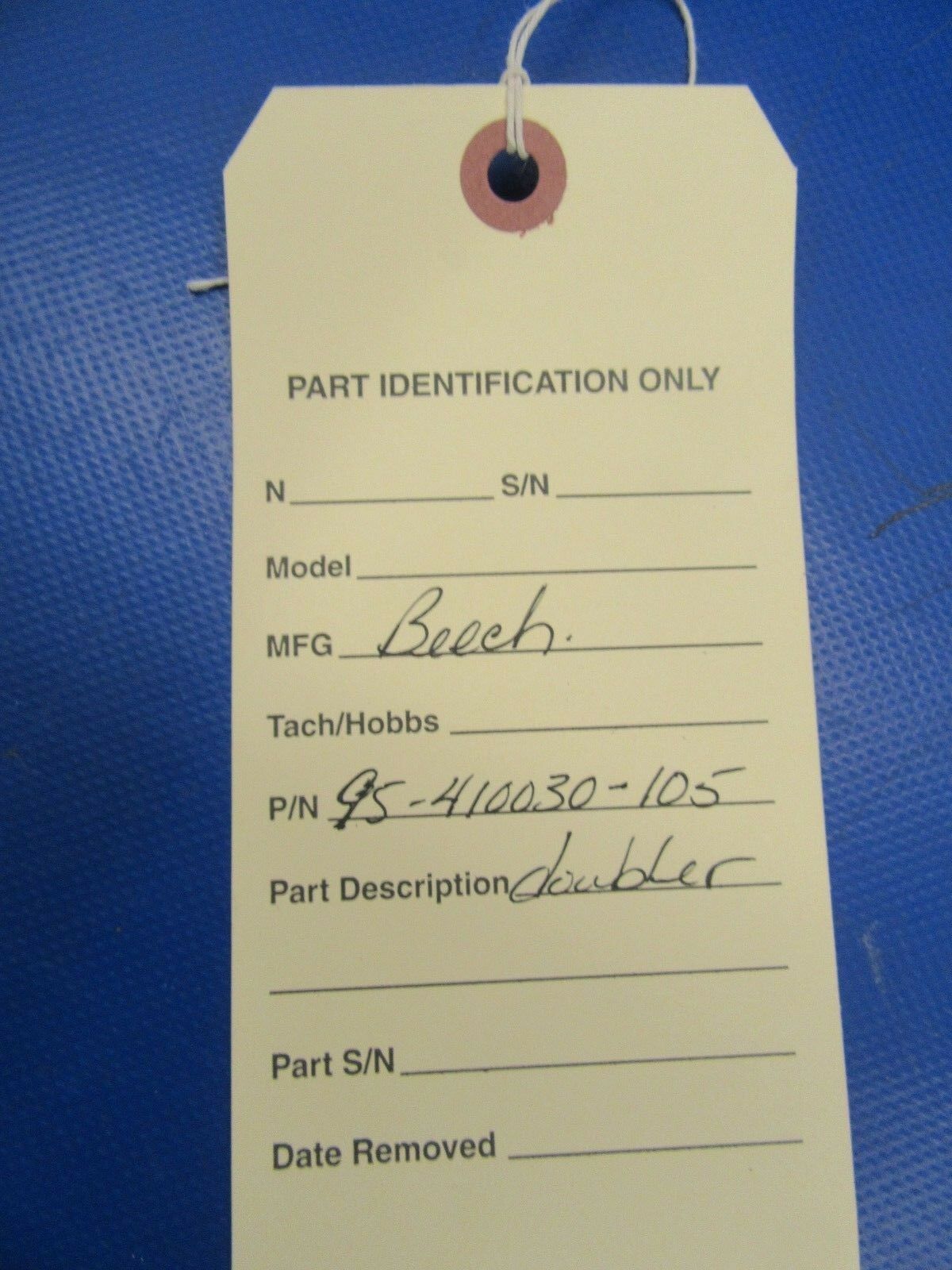 Beech Baron Doubler P/N 95-410030-105 NOS (0918-43)