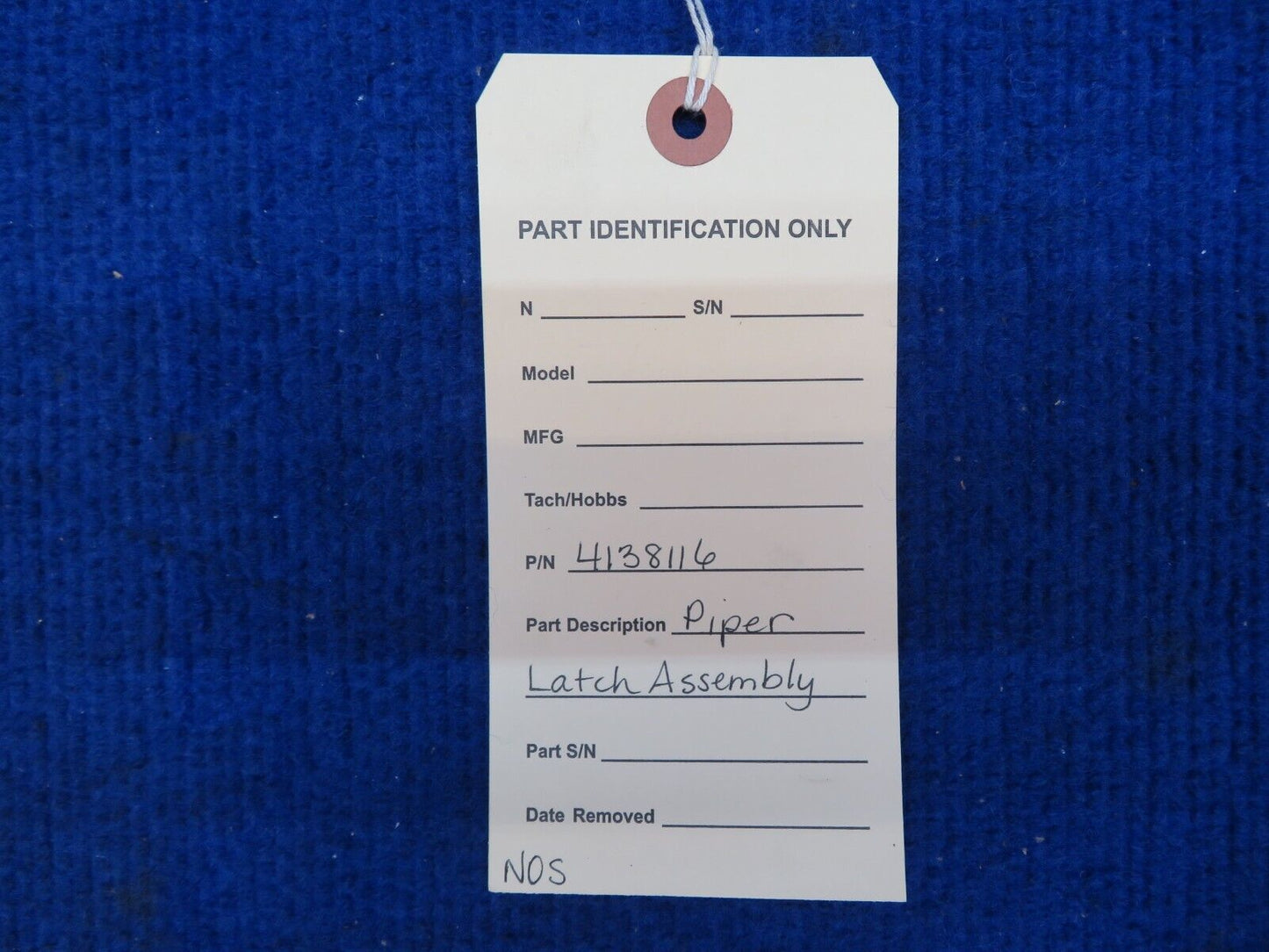 Piper Latch Assy P/N 4138116 NOS (0822-543)