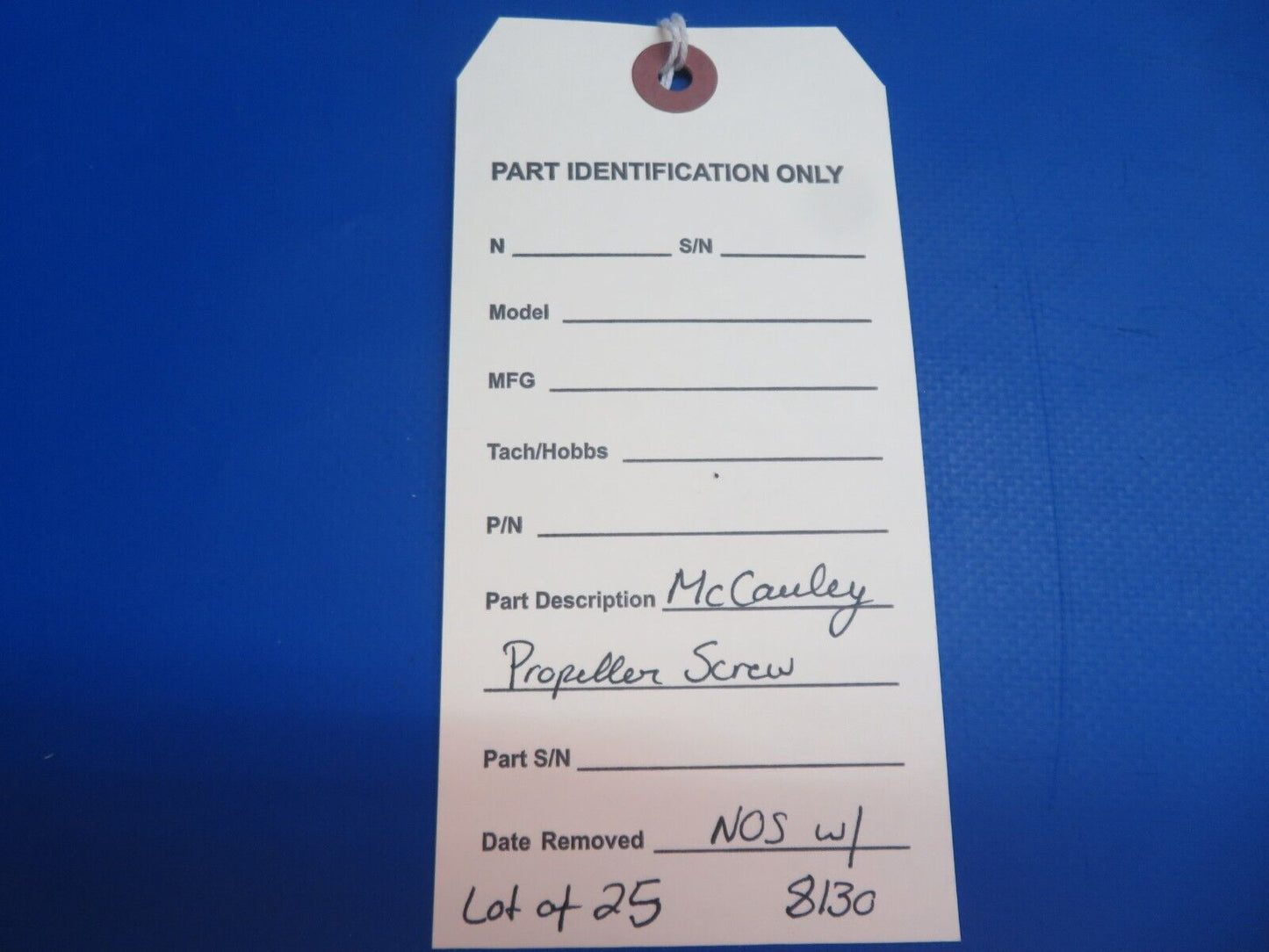 McCauley Propeller Screw LOT OF 25 w/ 8130 NOS (0323-671)