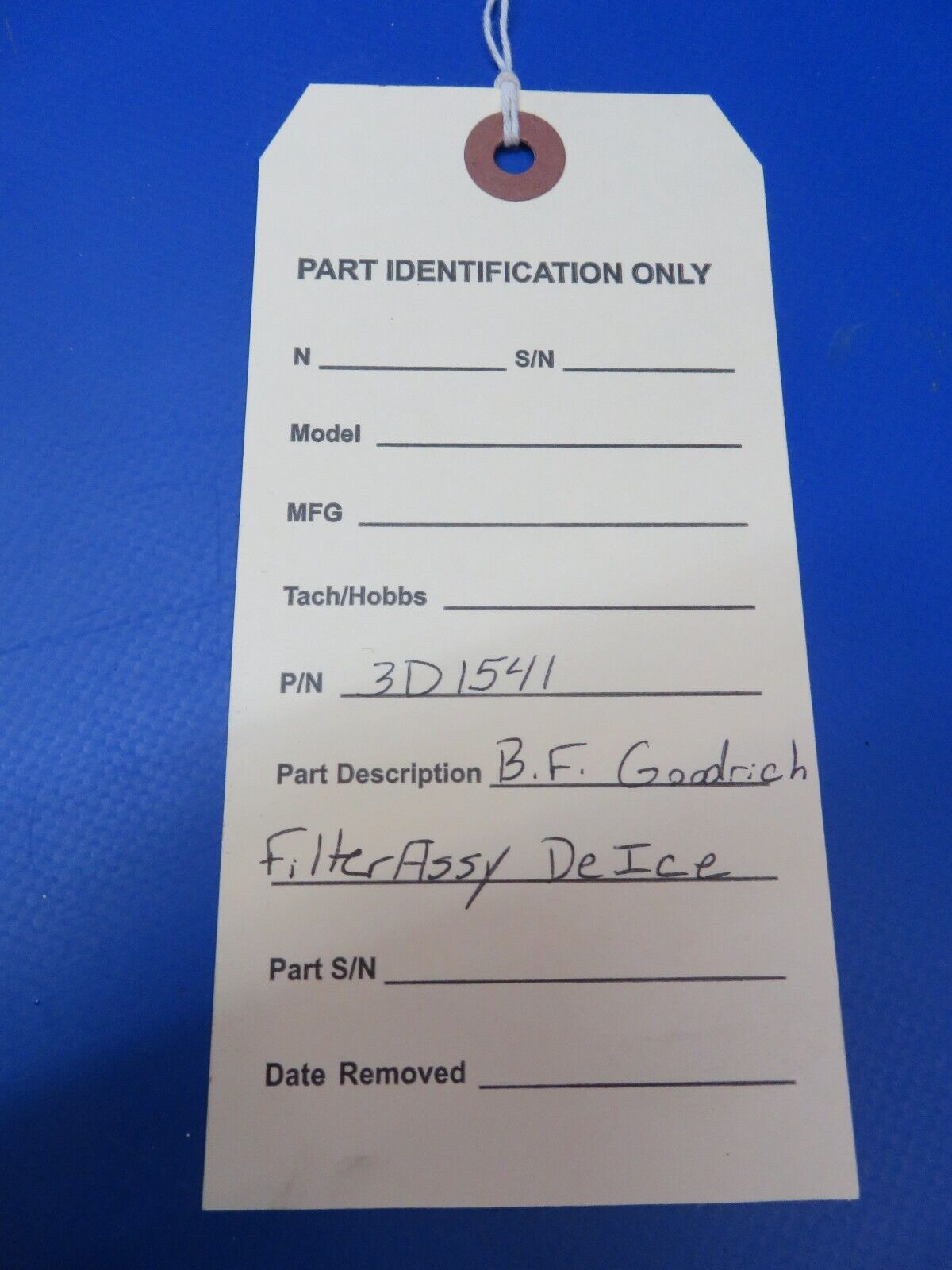 B.F. Goodrich Filter Assy De-Ice P/N 3D1541 (1022-439)