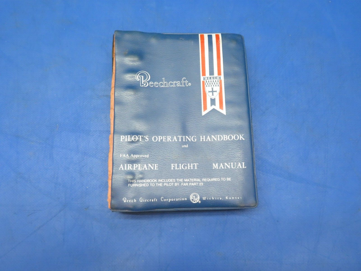 Beech Sierra C24R Pilots Operating Handbook P/N 16959002515B4 (0723