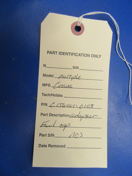 Cessna Fuel Cap Adapter P/N C156001-0103 NOS (1218-176)