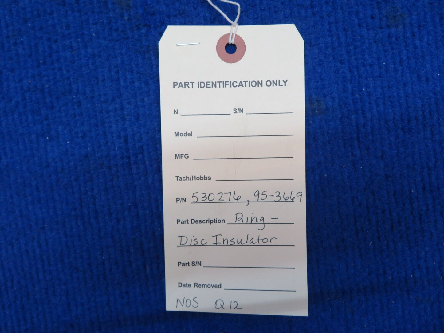 Ring Disc Insulator P/N 530276 NOS (0722-316)