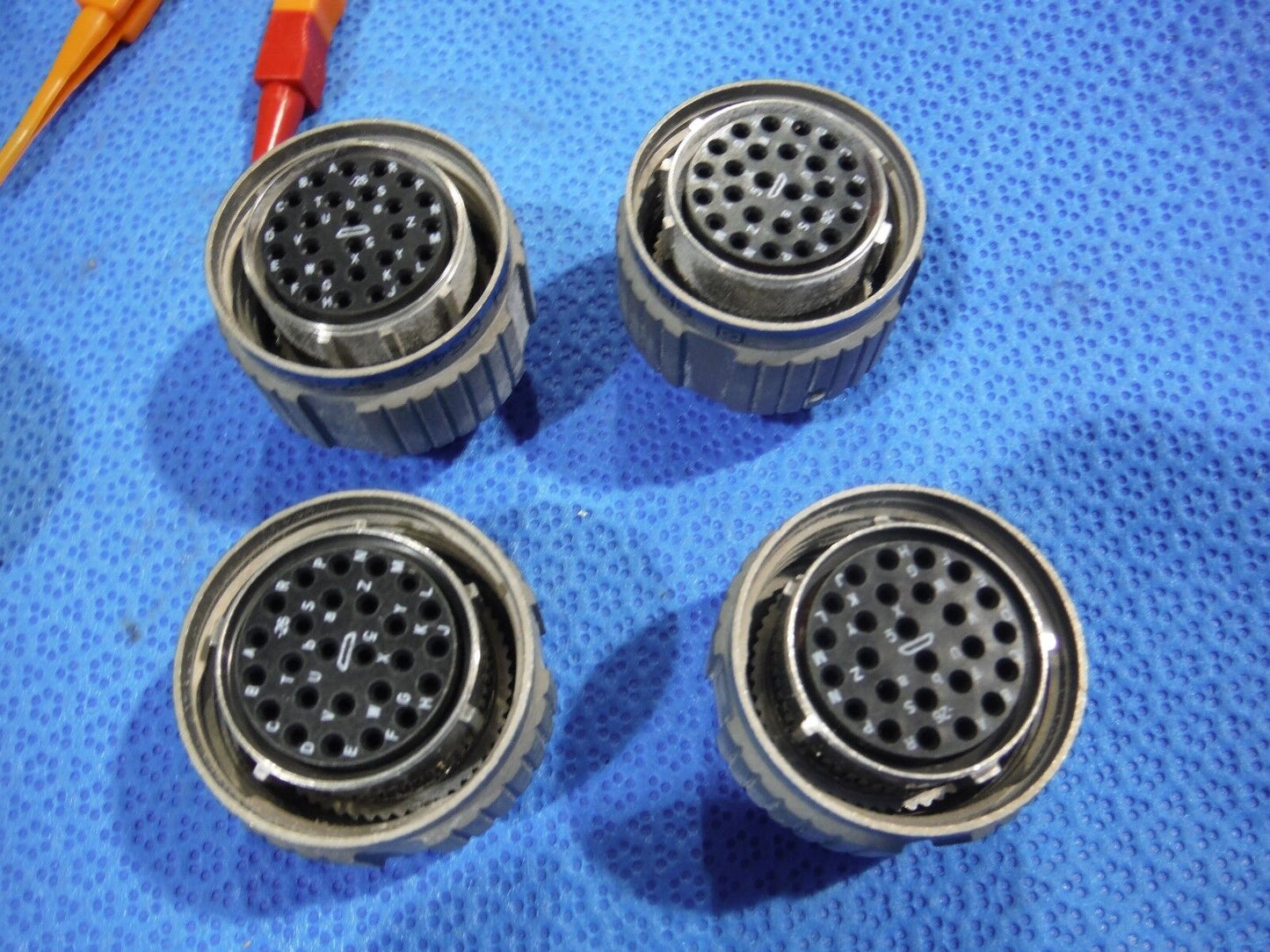 Souriau Circular Connectors LOT OF 4 P/N D38999/26KE26SA (1015-23)