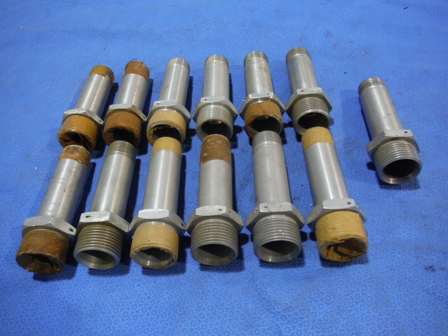 Adapter, Hose Fitting LOT OF 15 P/N DAK-455-19 & GRN-86376B (715-90)