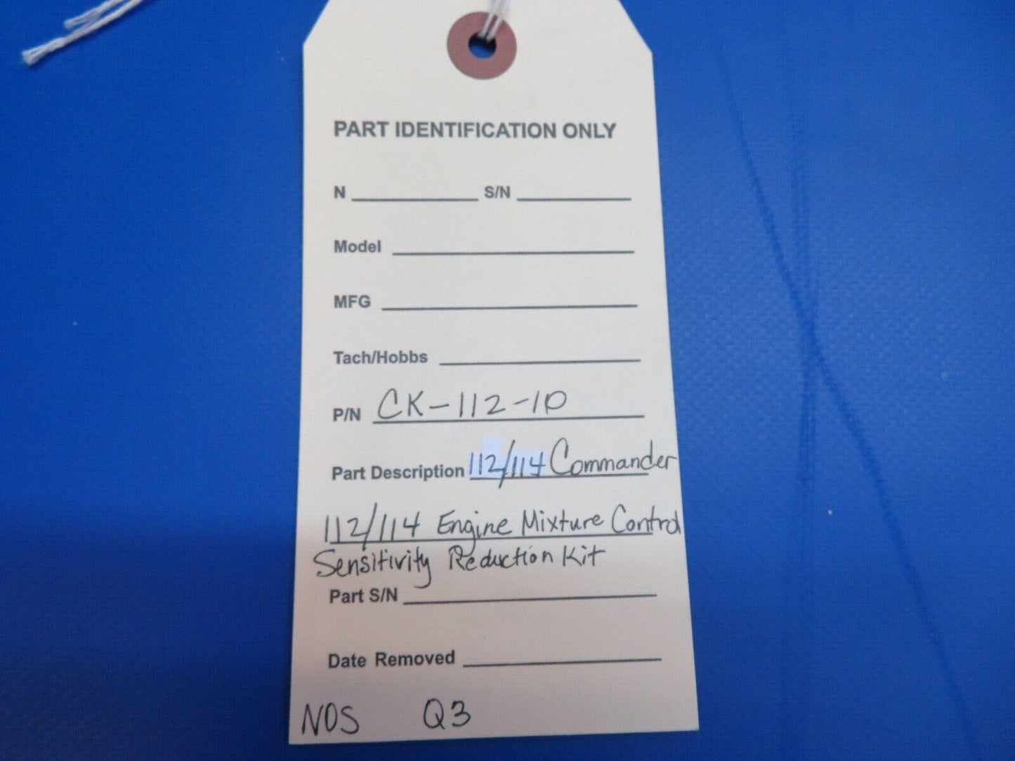 Commander 112 / 114 Engine Sensitivity Reduction Kit P/N CK-112-10 (0922-65)