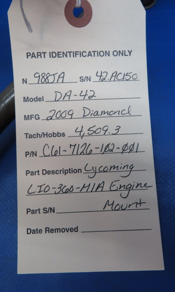 Diamond DA-42 Lycoming LIO-360-MIA Engine Mount P/N C61-7126-102-001 (0623-426)