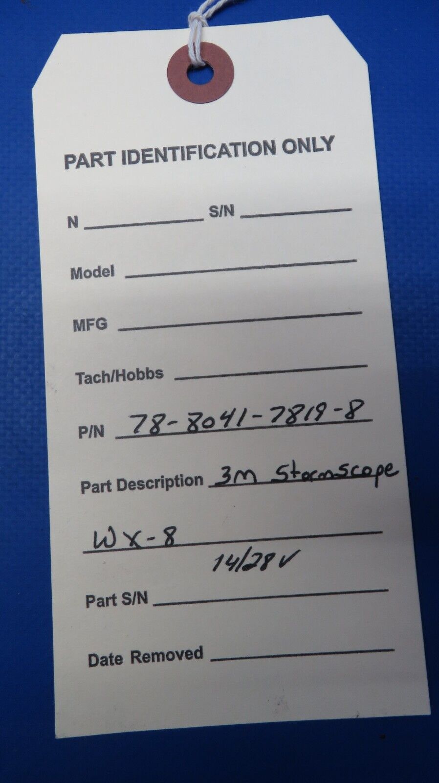 3M Stormscope WX-8 14/28V P/N 78-8041-7819-8 (0523-806)