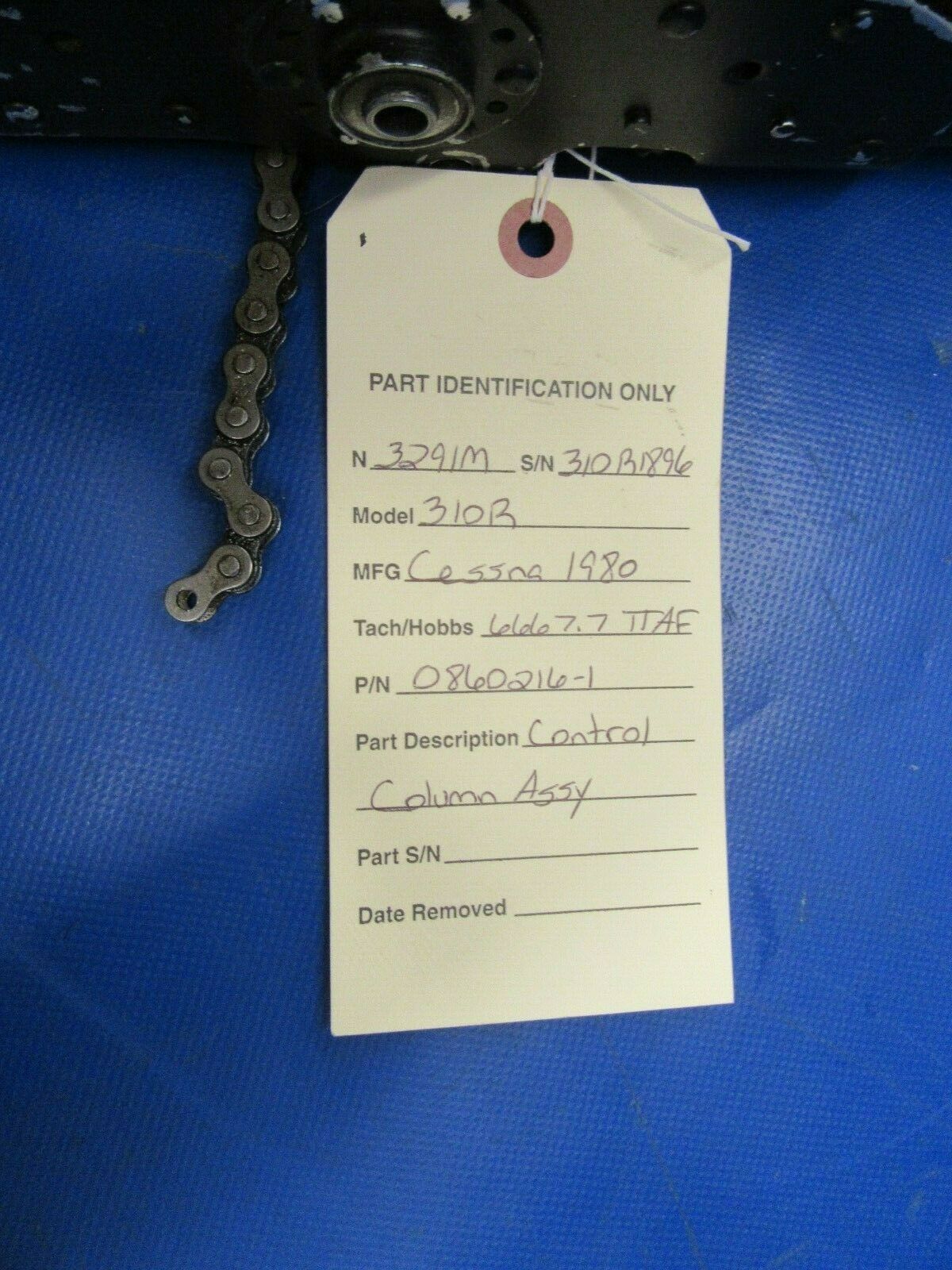 Cessna 310R Control Column Assembly P/N 0860216-1 (0219-314)