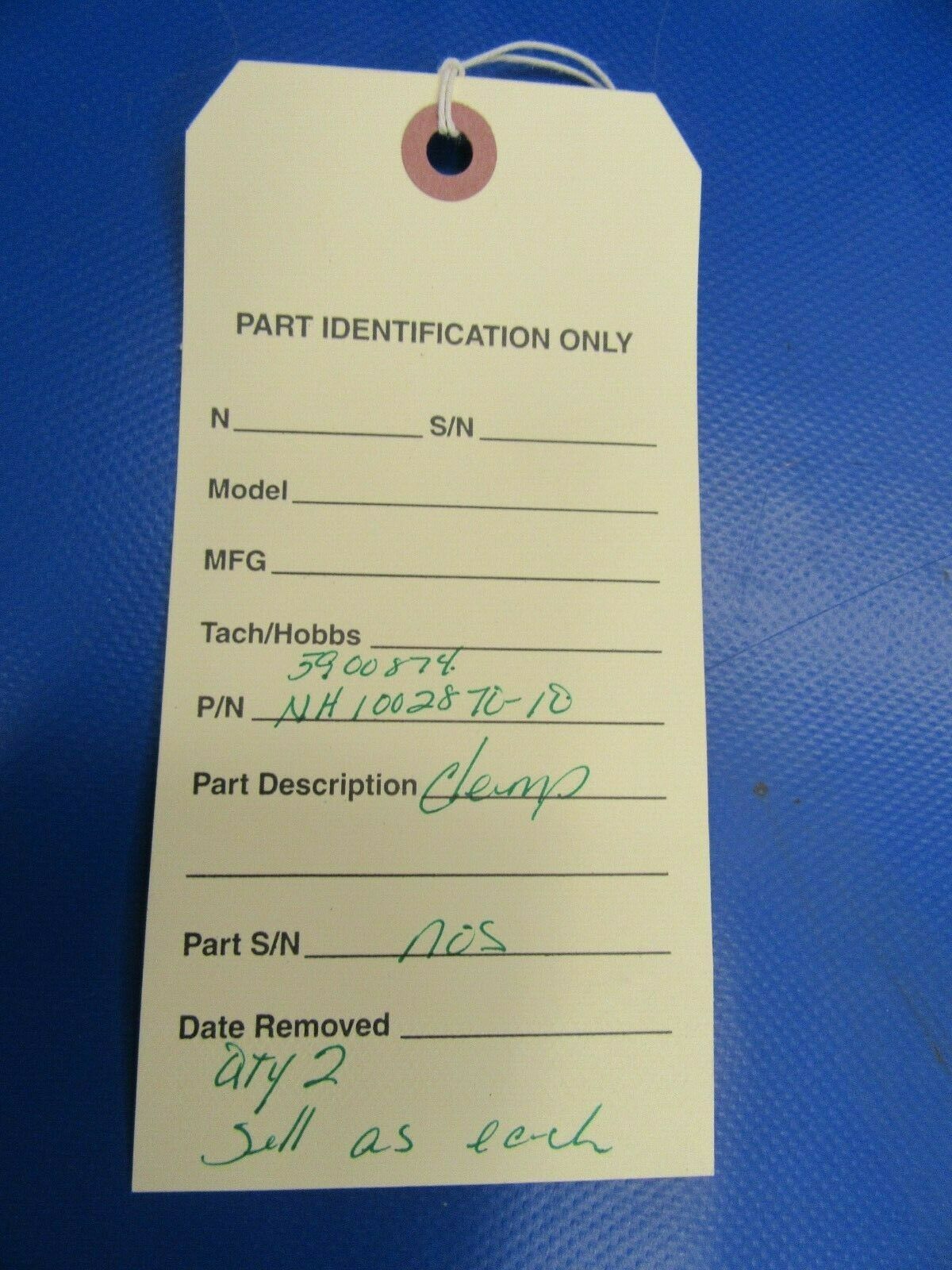 Clamp P/N NH1002870-10 NOS (0419-195)