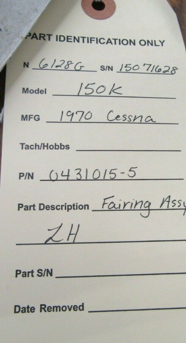 Cessna 150 / 150K Fairing Assembly LH P/N 0431015-5 (1221-518)