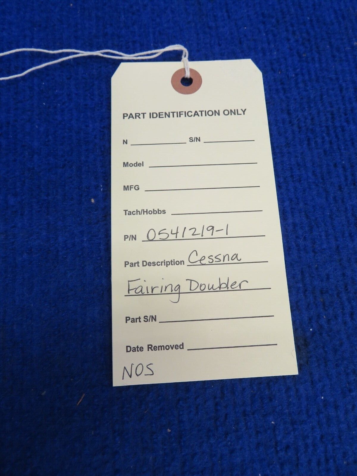 Cessna Wheel Fairing Doubler P/N 0541219-1 NOS (0522-420)
