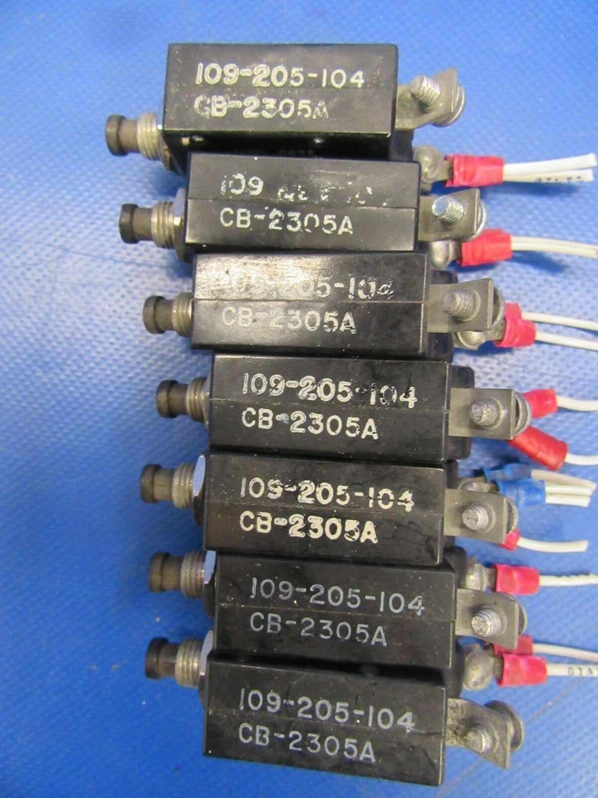 Beech Baron 95-B55 Circuit Breaker Assortment LOT OF 27 (1118-46)