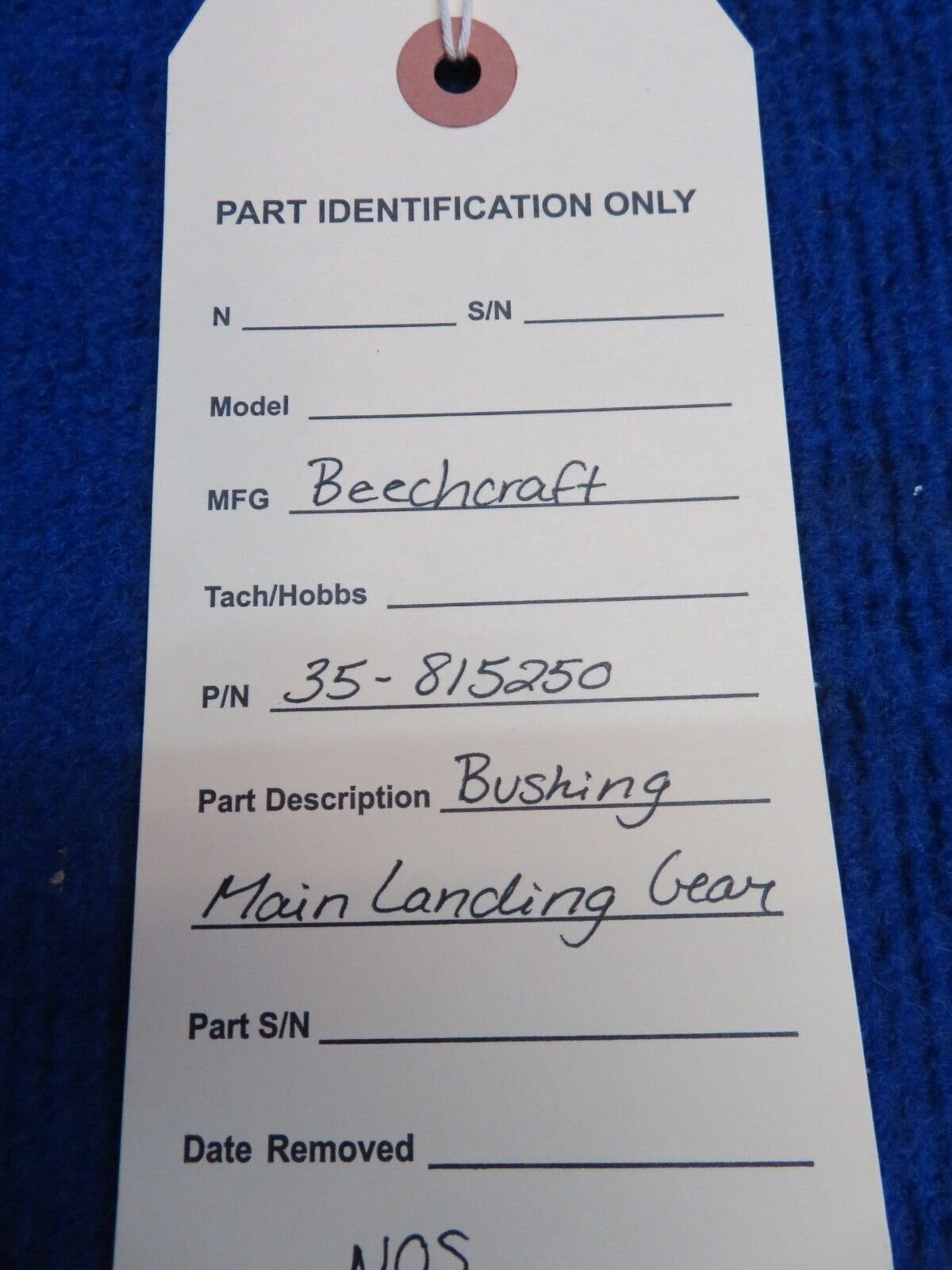 Beechcraft Bushing Main Landing Gear P/N 35-815250 NOS (0722-465)