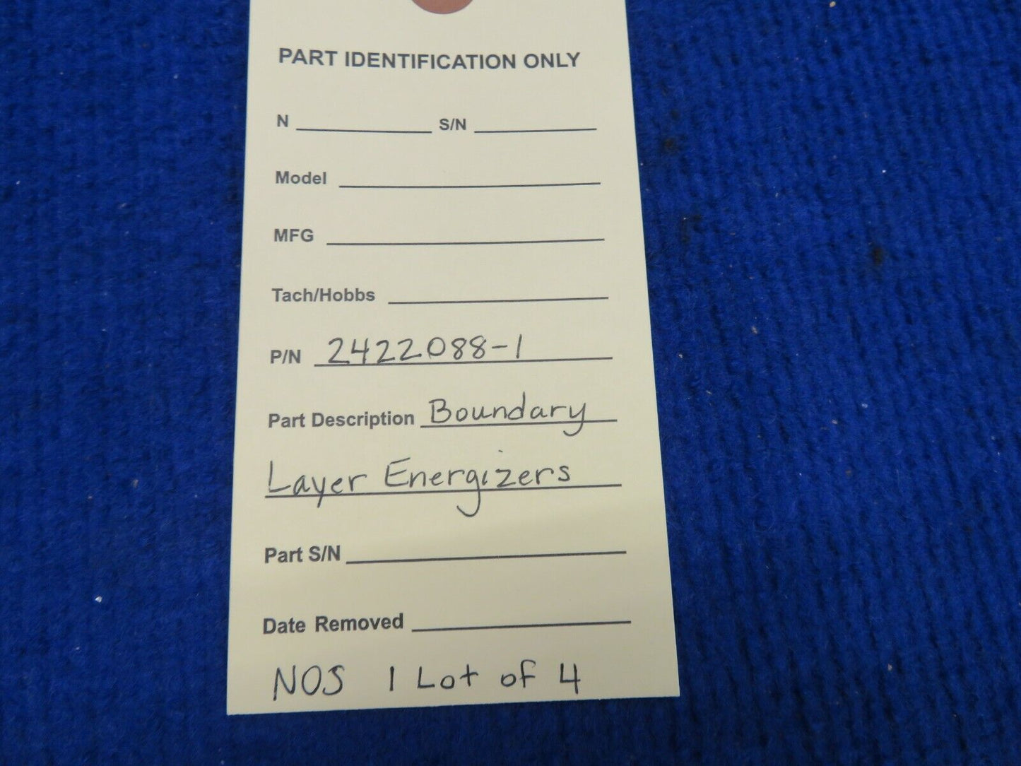 Bombardier Boundary Layer Energizer LOT OF 4 P/N 2422088-1 NOS w/ 8130 (0522-17)