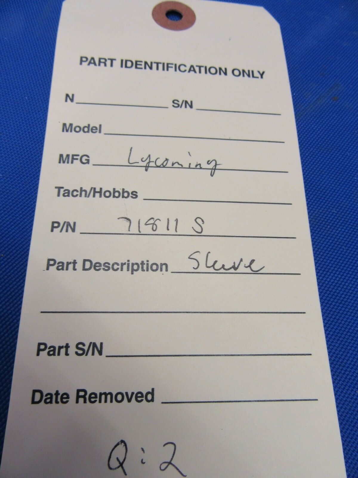 Lycoming Sleeve P/N 71811S - NOS - Box of 25 (1020-200)