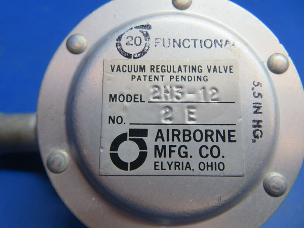 Lake LA-4-200 Airborne Vacuum Regulating Valve P/N 2H3-12 (1222-807)