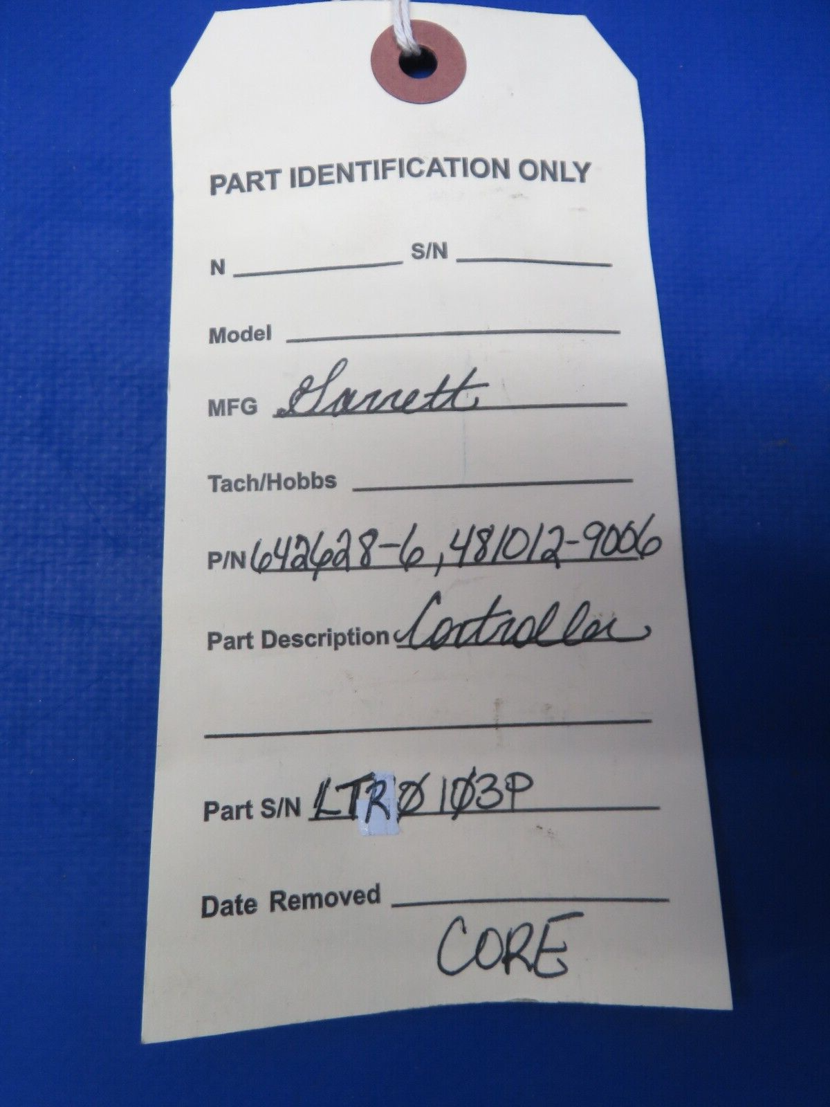 Garrett Controller P/N 642628-6 CORE (1123-277)