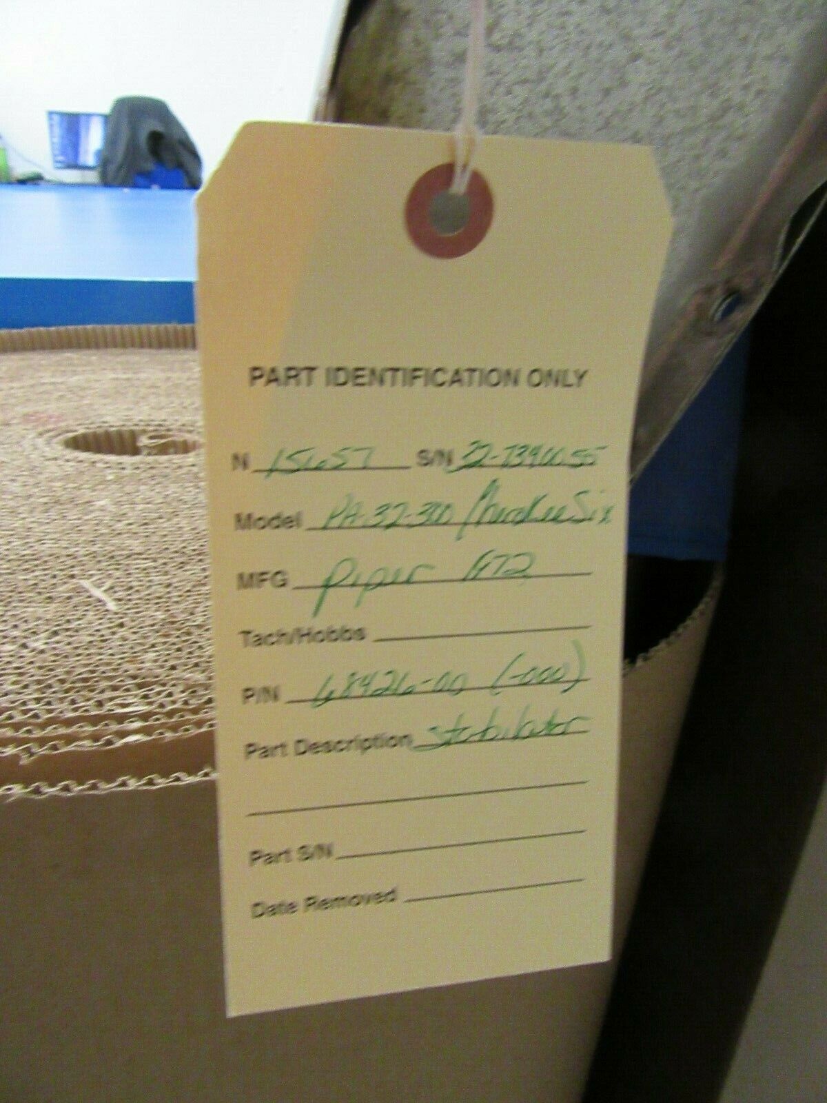 Piper PA-32-300 Cherokee Six Stabilator P/N 68426-00 (0319-392)