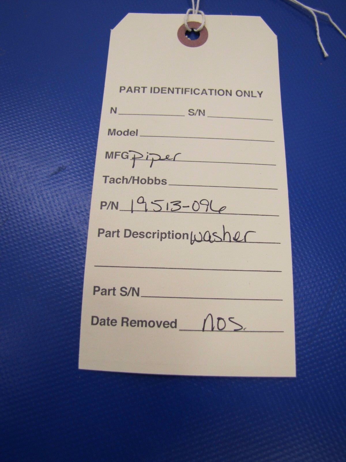 Piper Washer P/N 19513-096 NOS (0317-218)