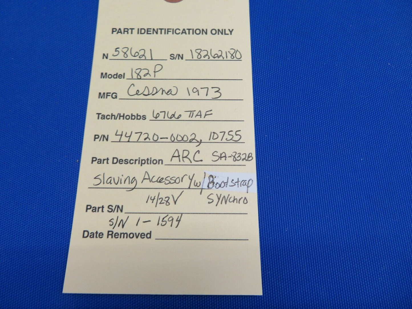 ARC SA-832B Slaving w/ Bootstrap Synchro 14V / 28V 44720-0002 (0820-442)