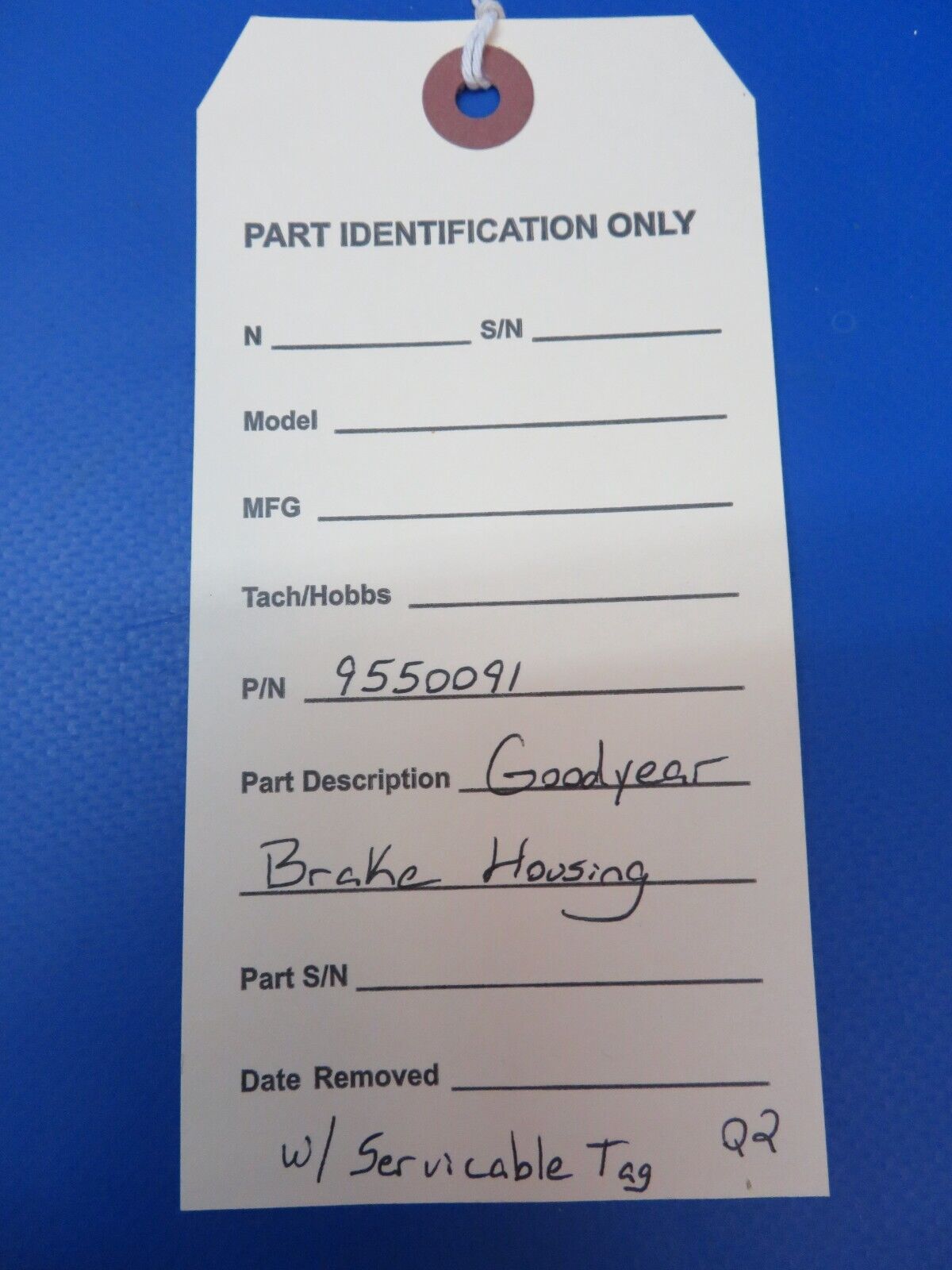 Goodyear Brake Housing w/Serviceable Tag P/N 9550091 (1122-147)