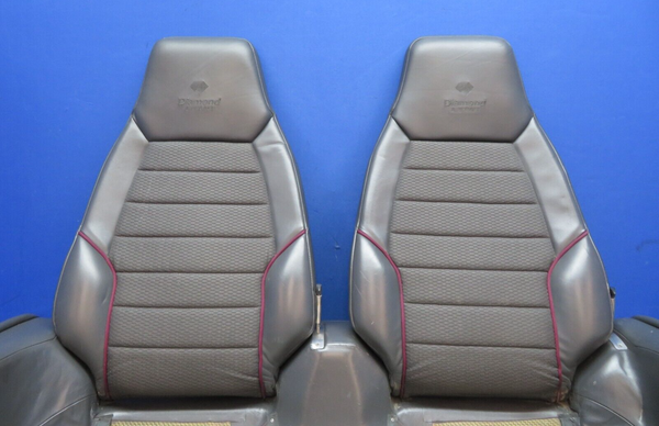 Diamond DA-42 Rear Seat Assy P/N D60-2521-00-00_1 Dark Grey Leather (0623-464)