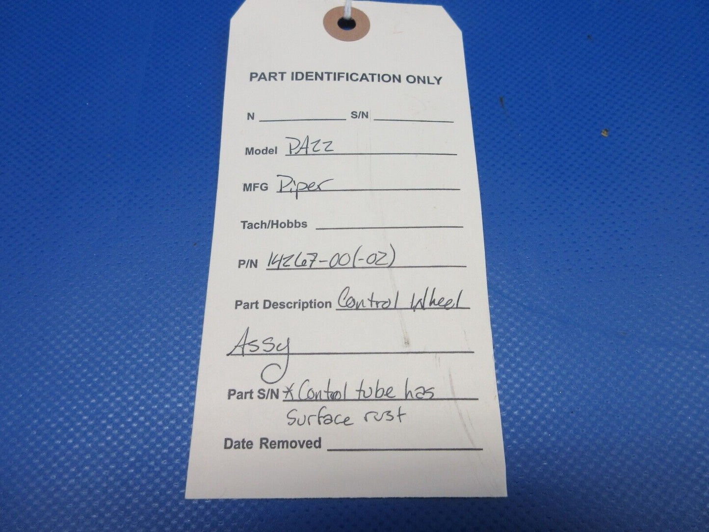 Piper PA22 Control Wheel Assy P/N 14267-00 (0224-1033)