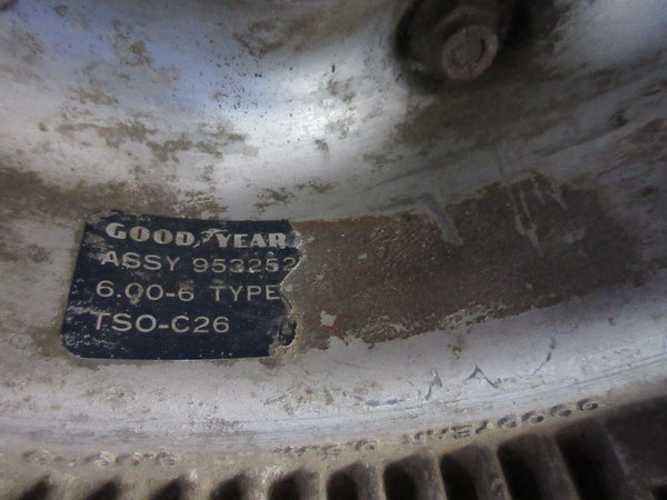Goodyear Main Wheel 6.00x6 Type 111 P/N 9532522 (0224-1601)