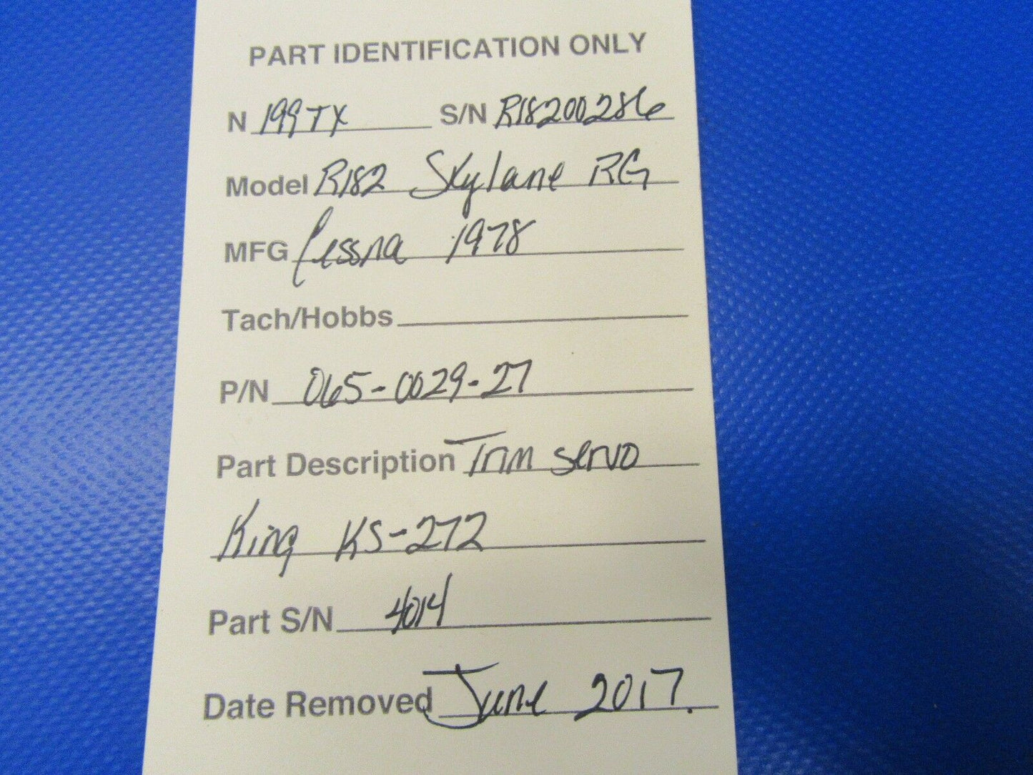 King KS-272 Trim Servo P/N 065-0029-27 (0817-39)