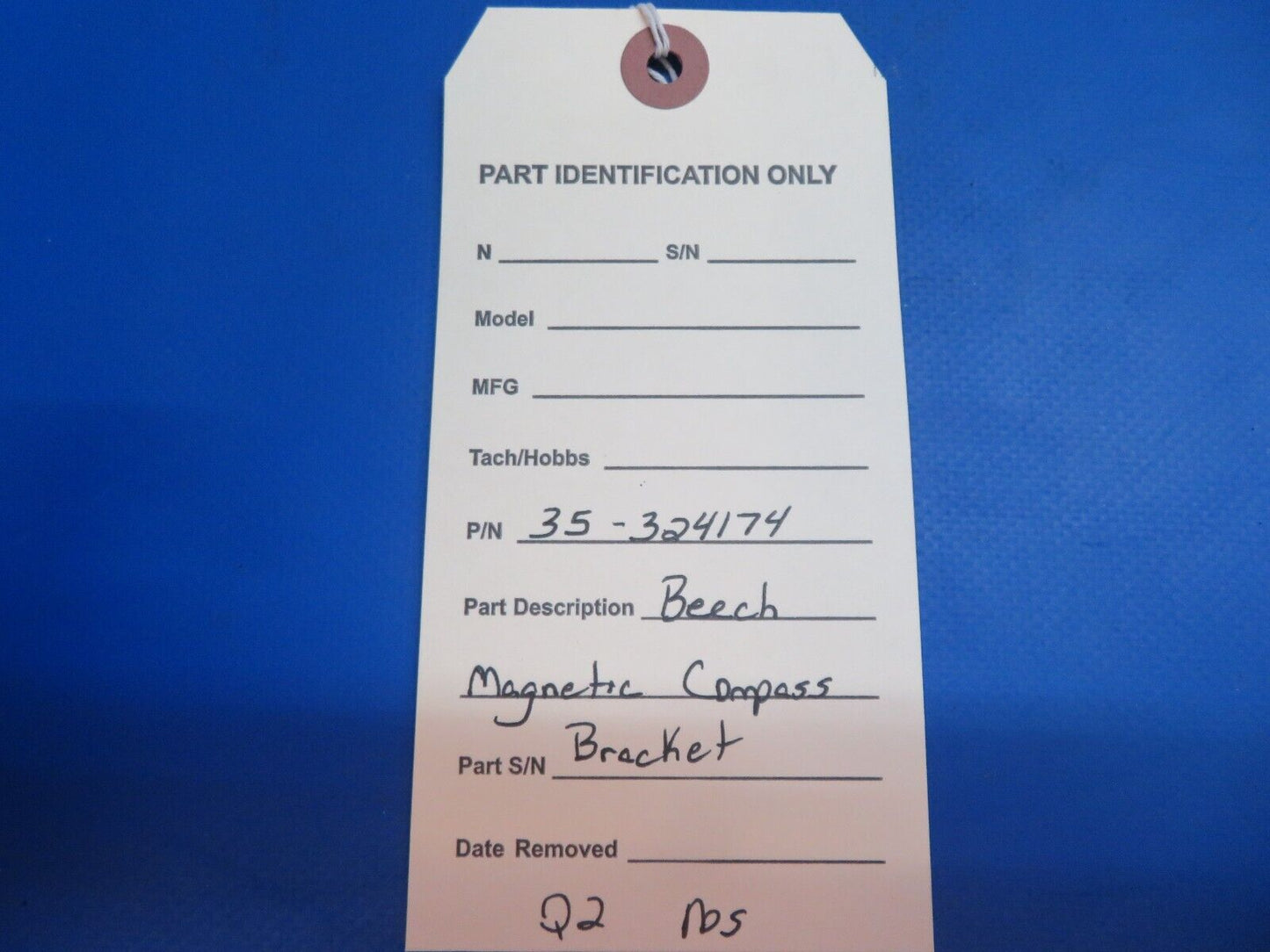 Beech Magnetic Compass Bracket P/N 35-324174 NOS (1222-931)