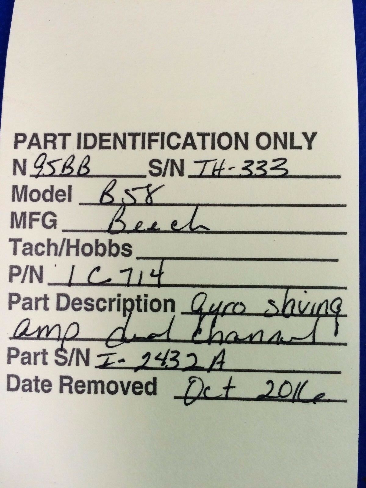 Edo Aire Mitchell Gyro Slaving Amplifier Dual Channel P/N 1C714 (1016-63)