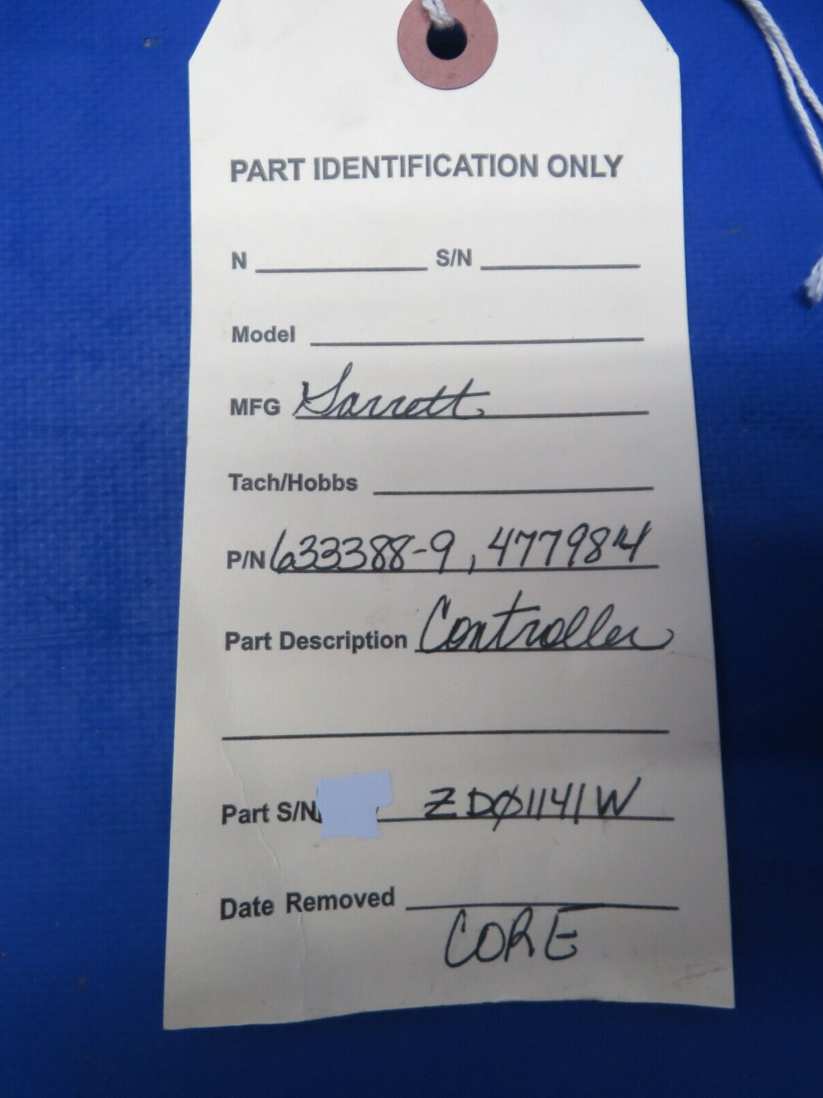 Garrett Controller P/N 633388-9, 477984 CORE (1123-279)
