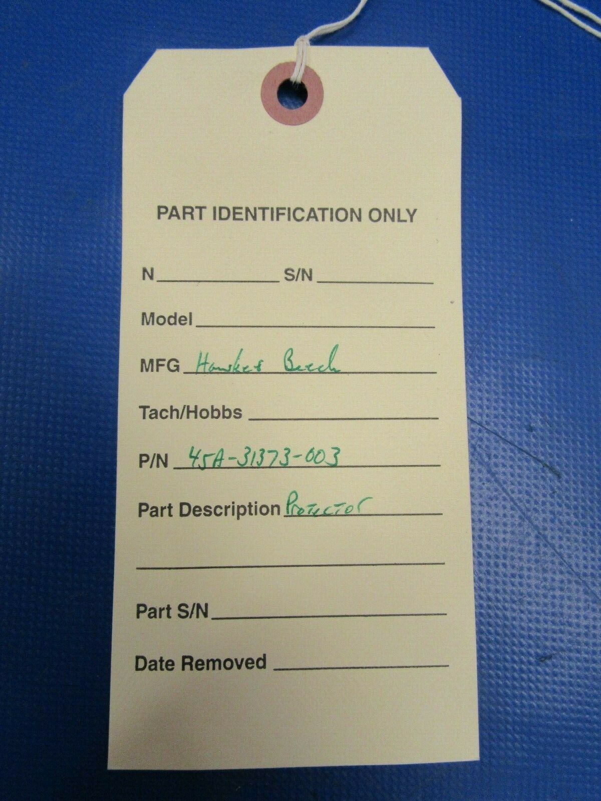 Hawker Beech Protector P/N 45A31373-003 NOS (0419-181)