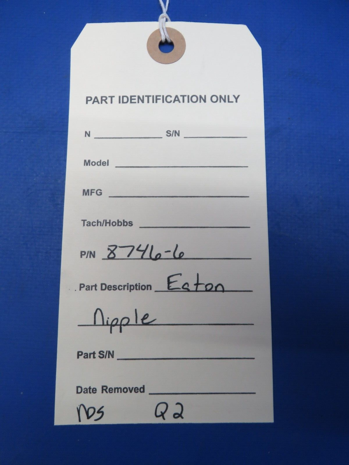 Aeroquip Eaton Nipple P/N 8746-6 NOS (0923-721)