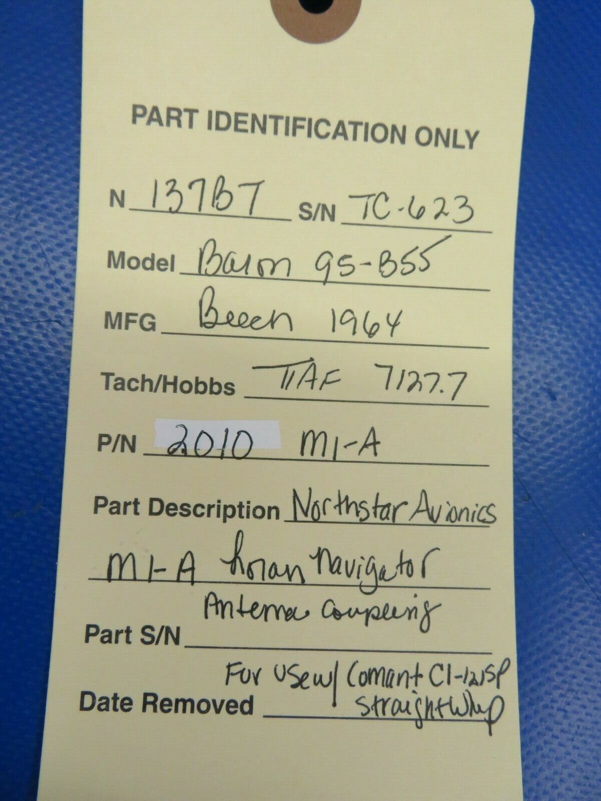 Northstar Avionics M1-A Loran Navigator Antenna Coupling P/N 2010 (0320-58)