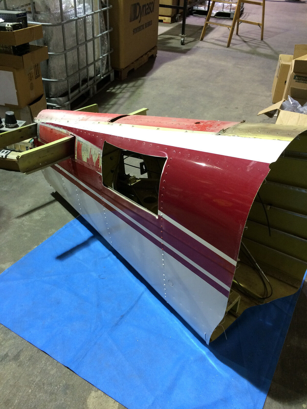 1979 Beech Baron B55 Aft Section Fuselage (0416-65)