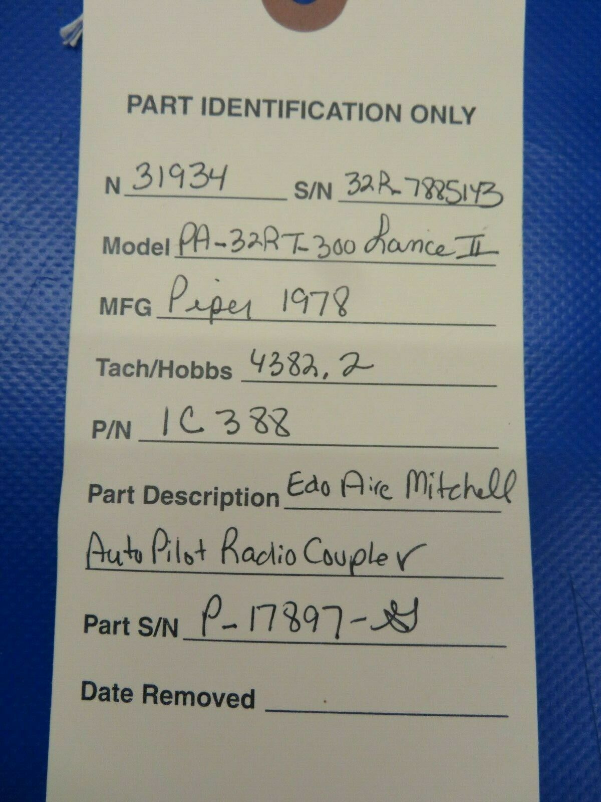 Edo Aire Mitchell Auto Pilot Radio Coupler 1C388, 25690-002 (0420-86)
