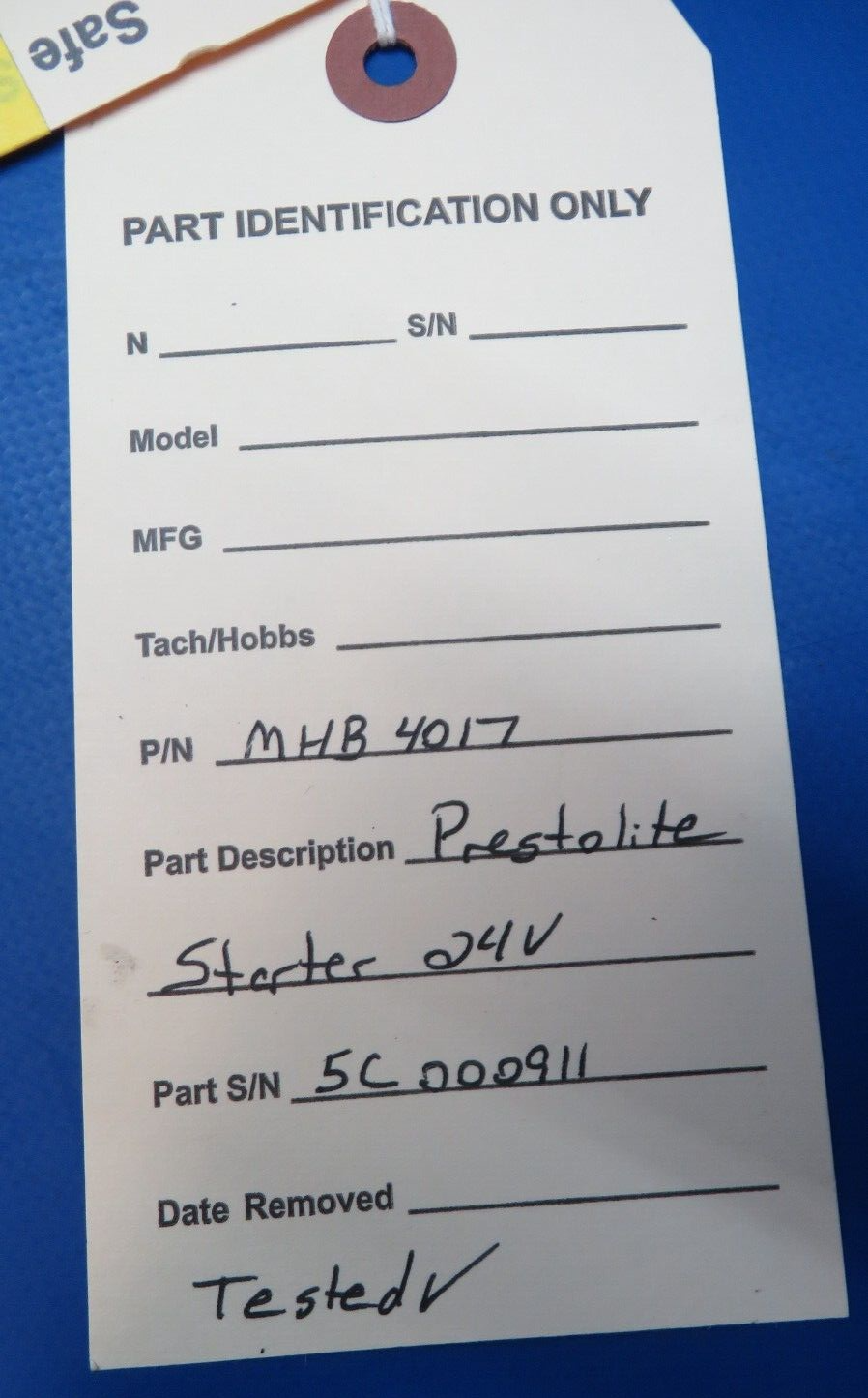 Prestolite Starter 24V P/N MHB4017 Tested w/ Warranty (0523-832)
