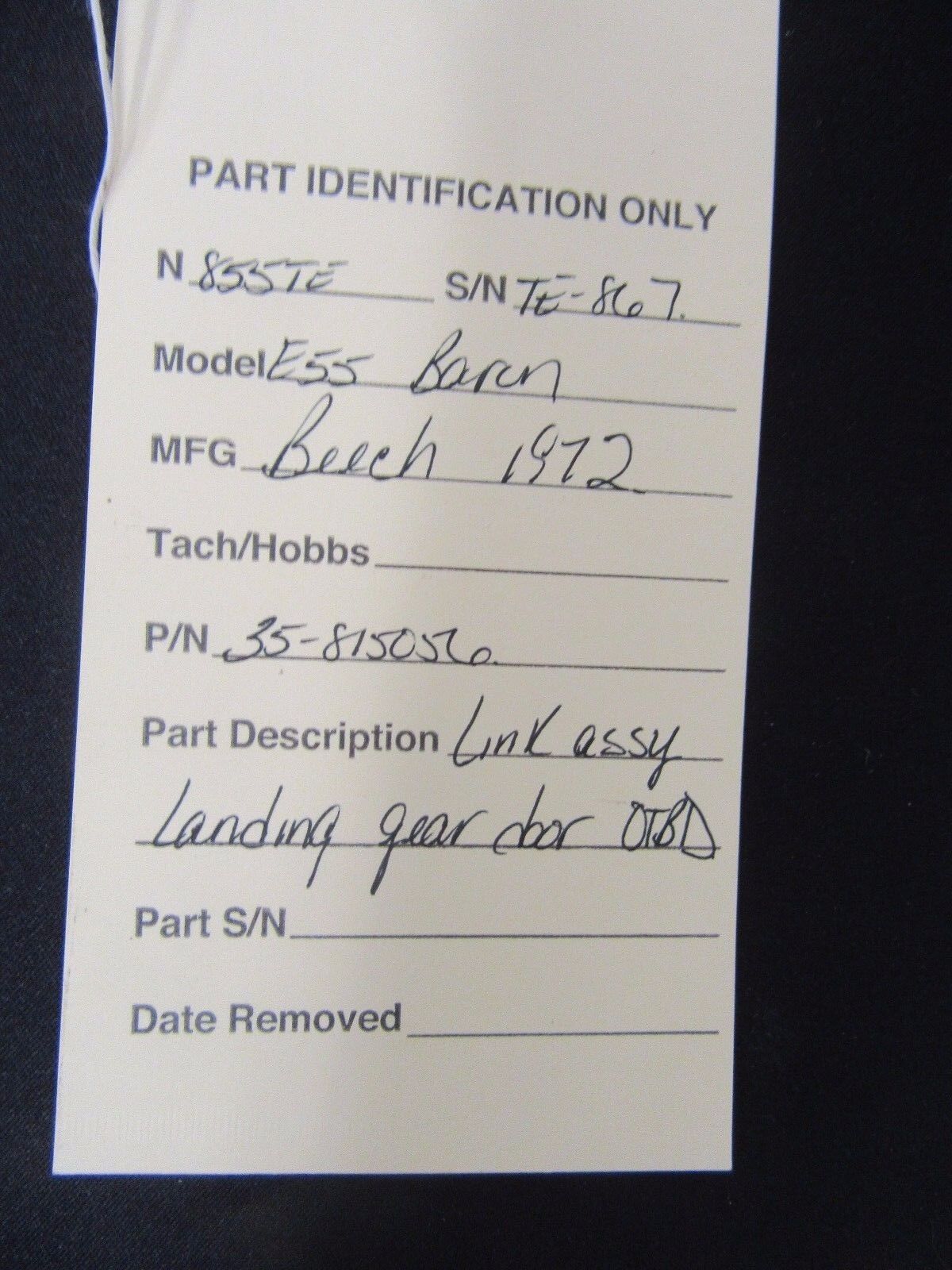 Beech Baron Link Assy Landing Gear Door OTBD P/N 35-815056 (1117-161)