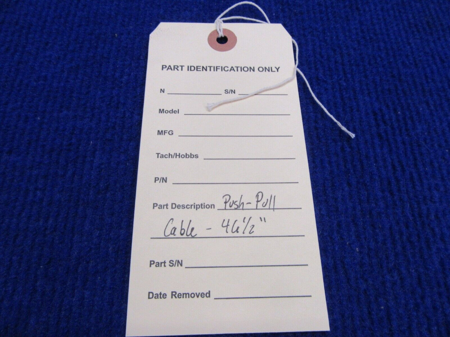 Aviation / Aircraft Push-Pull Cable 46 1/2" (1221-452)