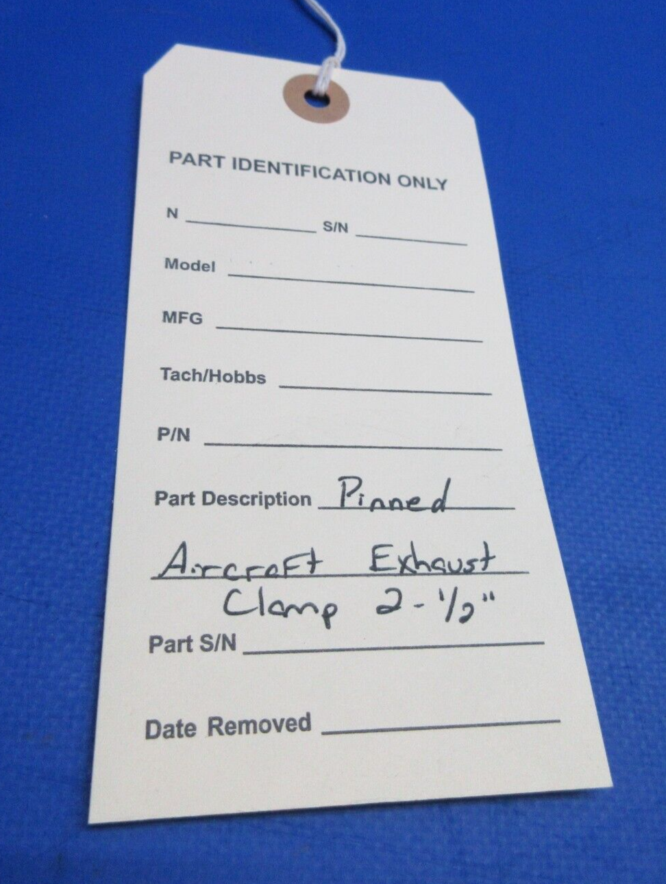 Pinned Aircraft Exhaust Clamp 2- 1/2" (0923-851)