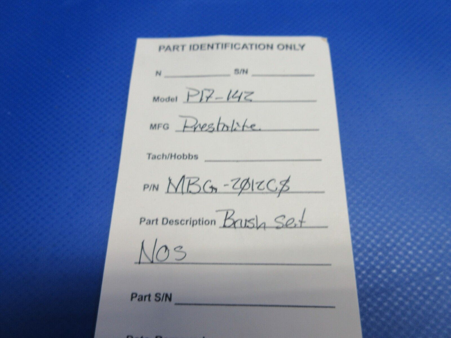 Prestolite P17-142 Brush Set P/N MBG-2012CS NOS (0324-1027)