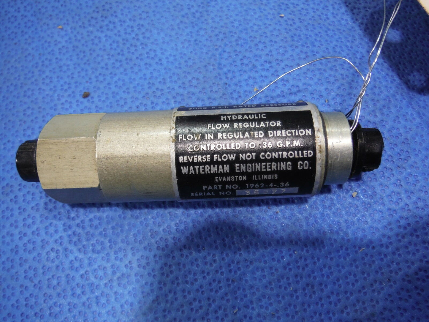 Hydraulic Flow Regulator P/N 1962-4-.36 (615-137)