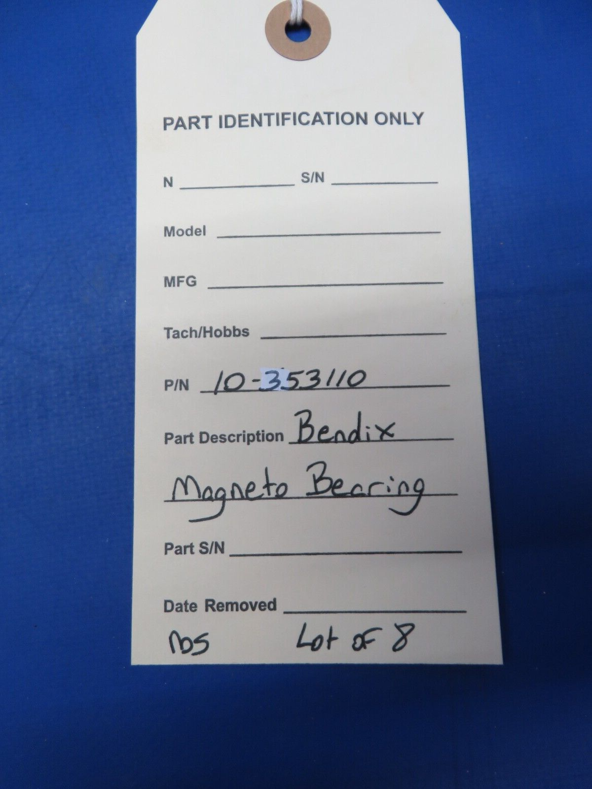Bendix Magneto Bearing P/N 10-353110 LOT OF 8 NOS (0923-491)