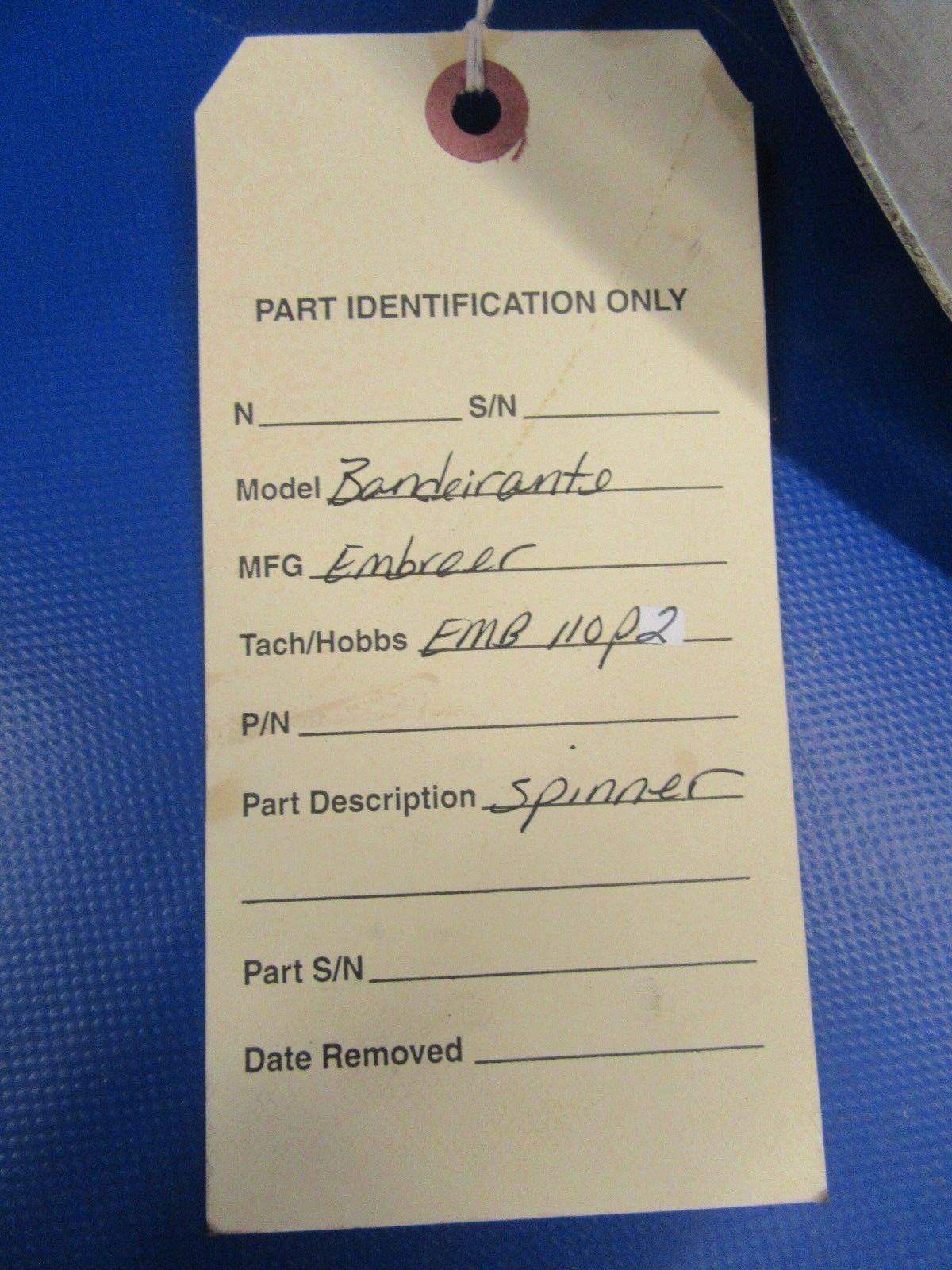 Embraer EMB-110 P2 Bandeirante Bandit Propeller Spinner (0918-268)