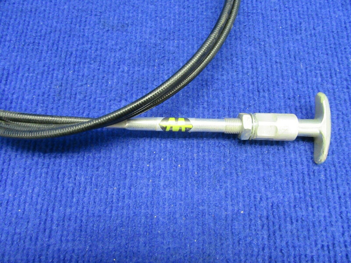 Airplane / Aircraft Locking 'T' Handle Control Cable 125" (1221454