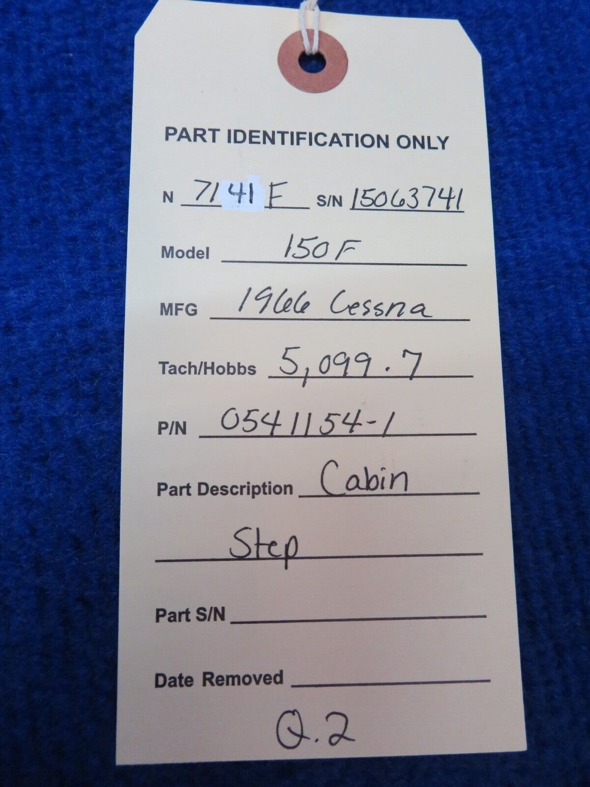 Cessna 150 / 150F Cabin Step P/N 0541154-1 (0822-308)