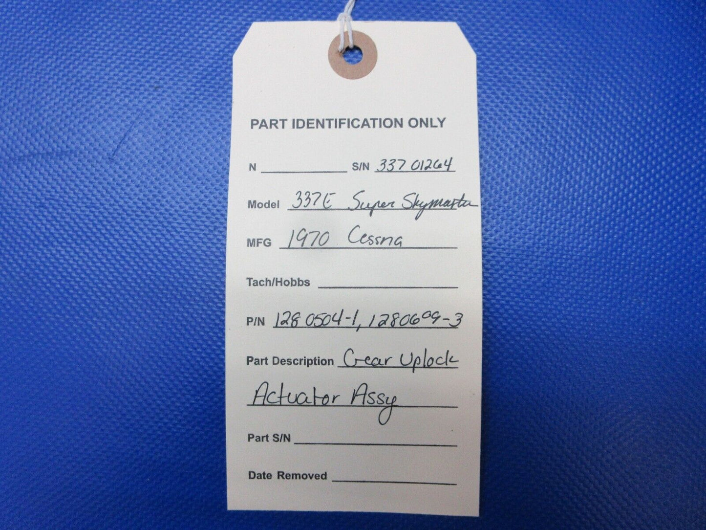 Cessna 337 / 337E Gear Uplock Actuator Assy P/N 1280504-1 (1223-1470)