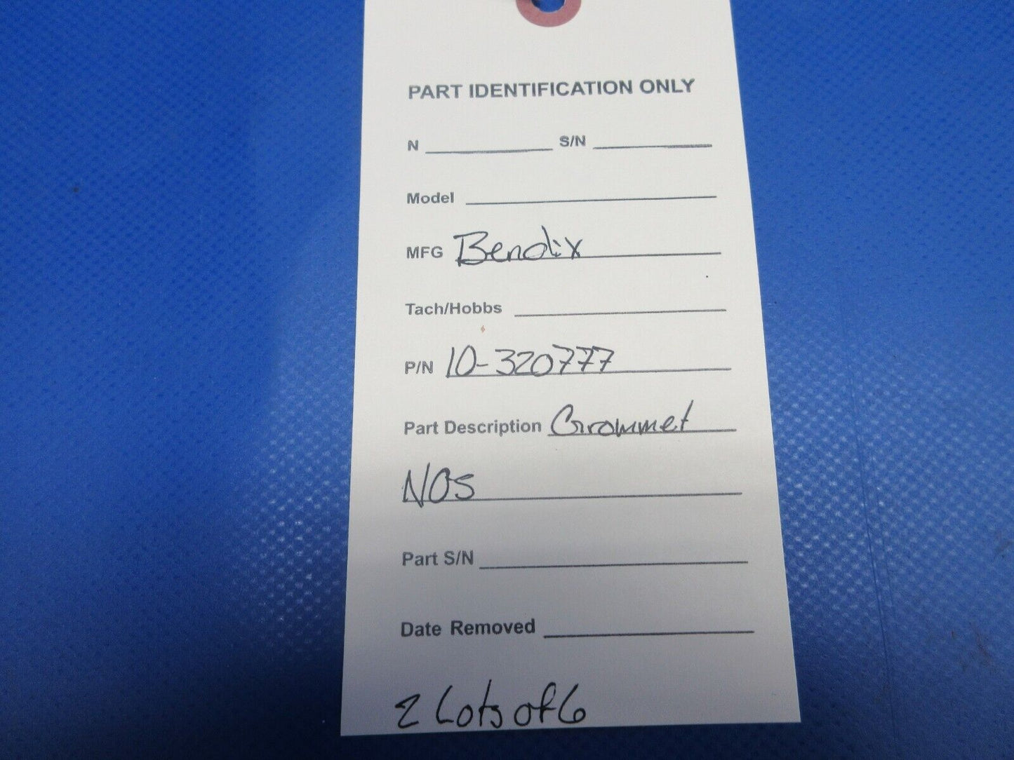 Bendix Grommet P/N 10-320777 LOT OF 6 NOS (0324-1139)